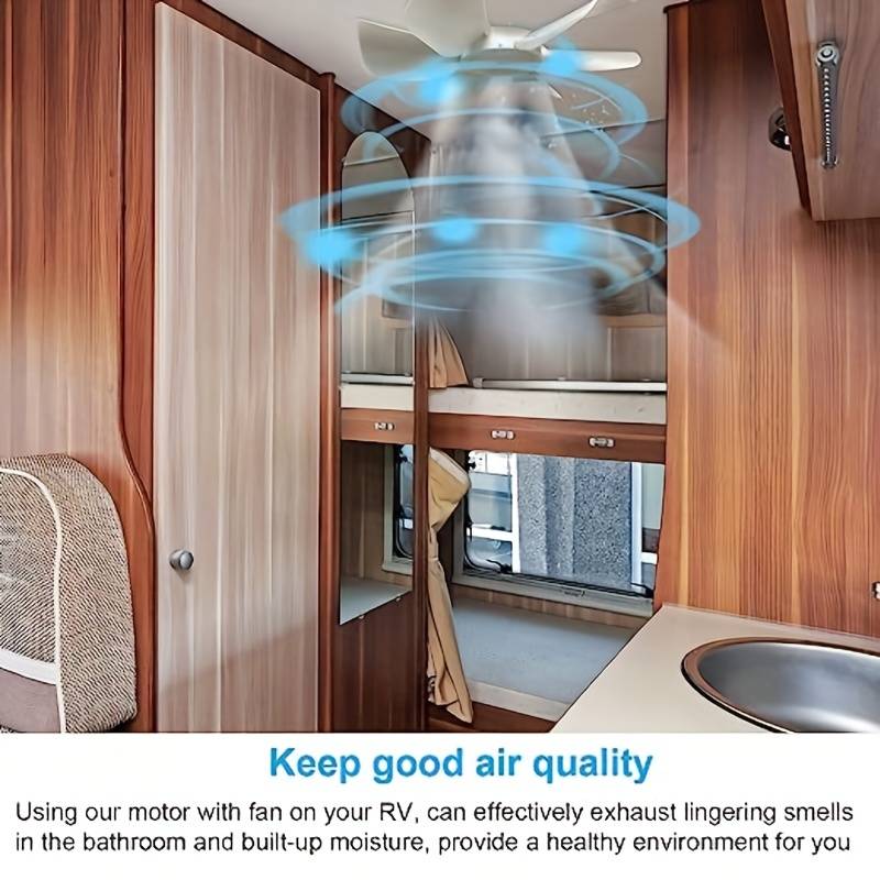 Upgrade Your Rv Bathroom With A 12v Type Vent Motor And Fan - Temu